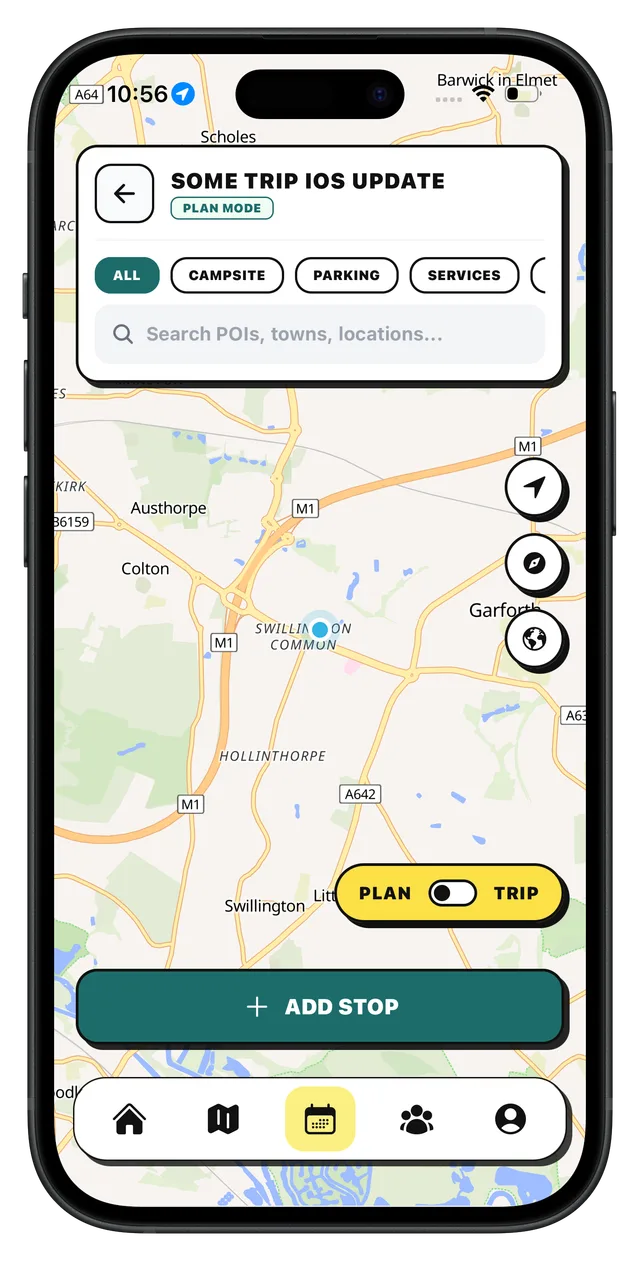 Campa planner stop controls